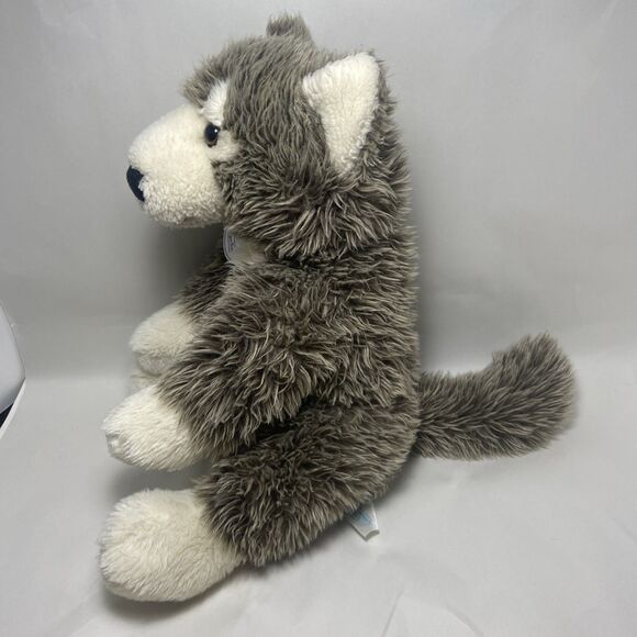 Build A Bear Workshop World Wildlife Fund WWF Gray Timber Wolf Plush BAB - Picture 3 of 7